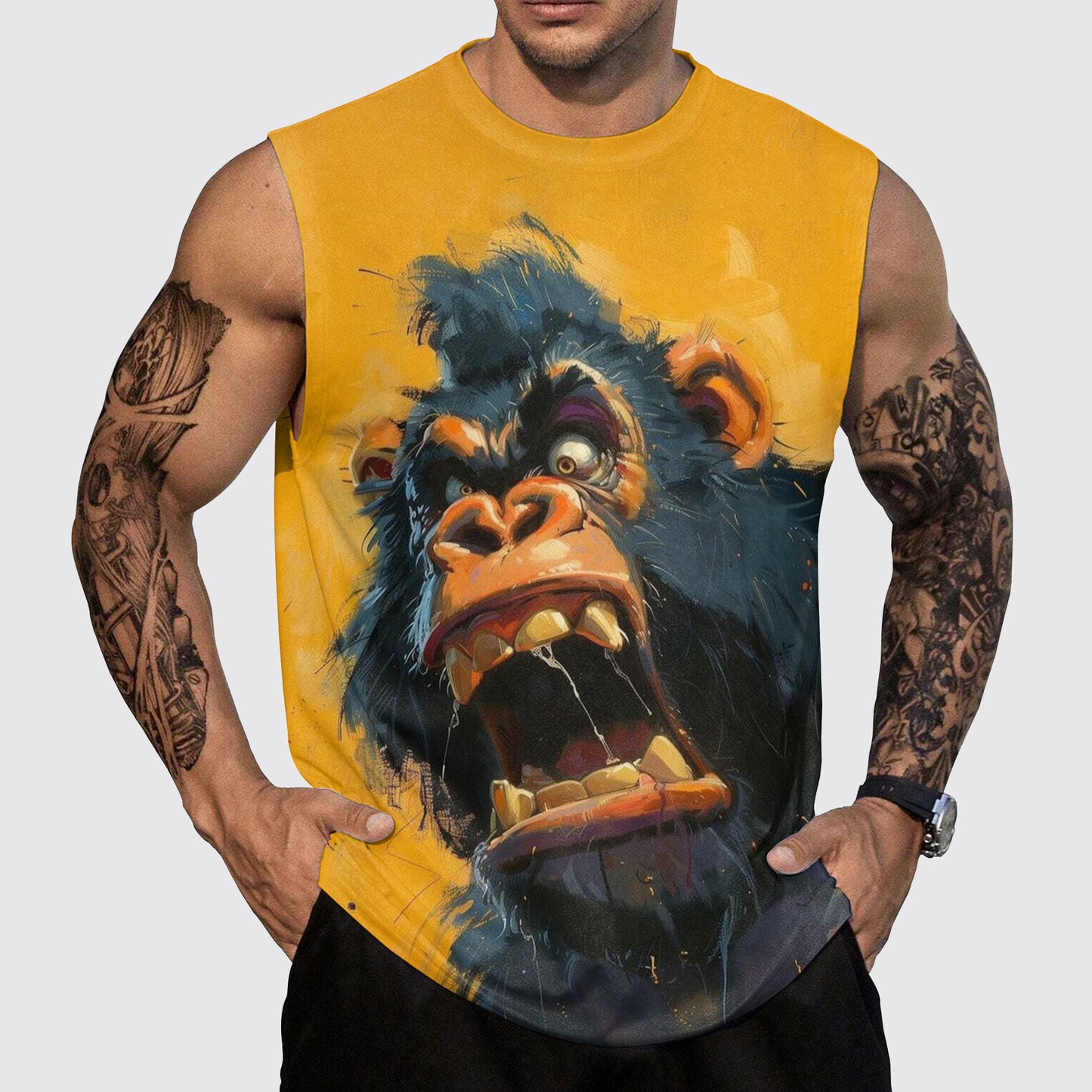 Savage Power Series Round Neck Tank Top- AA06094