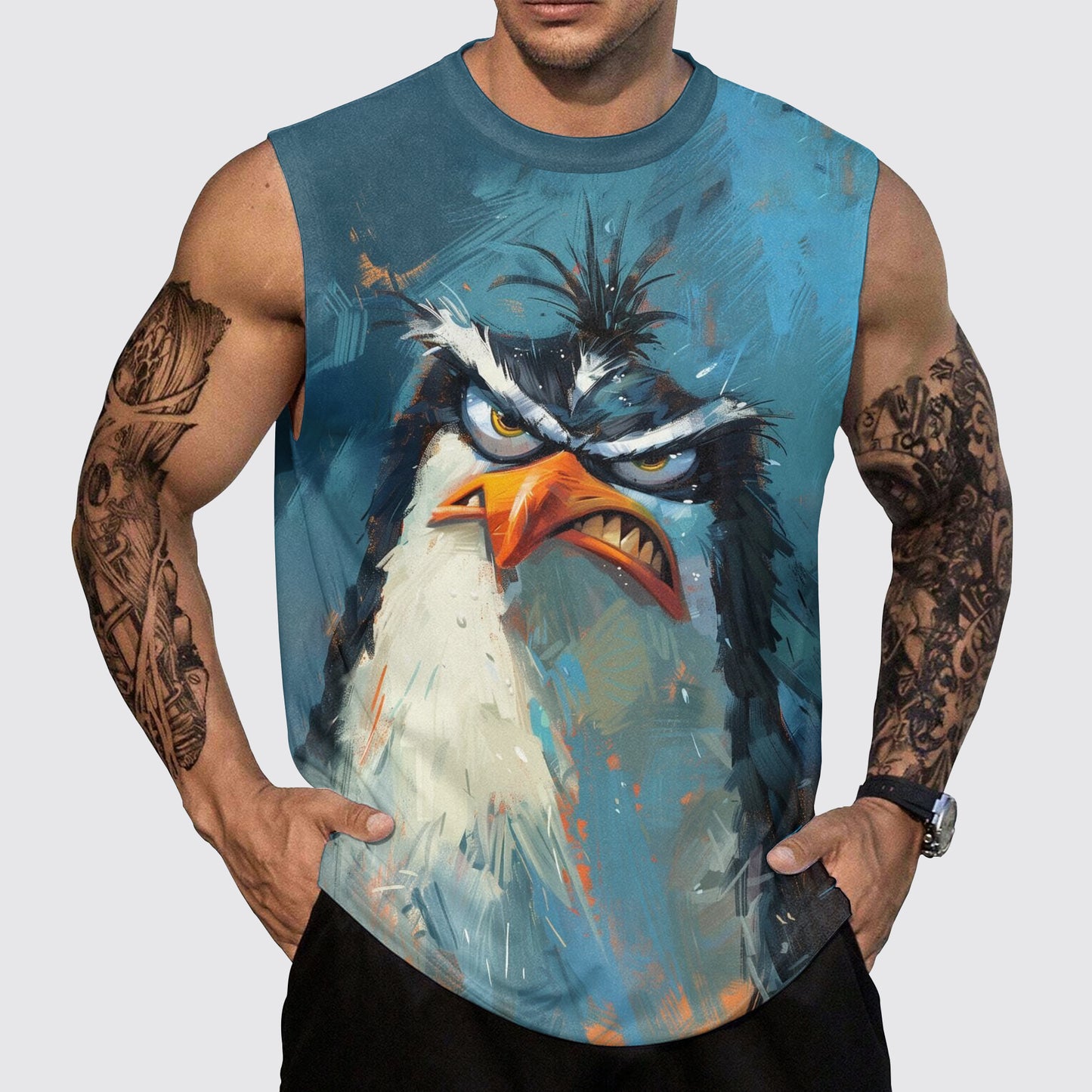 Savage Power Series Round Neck Tank Top- AA06096