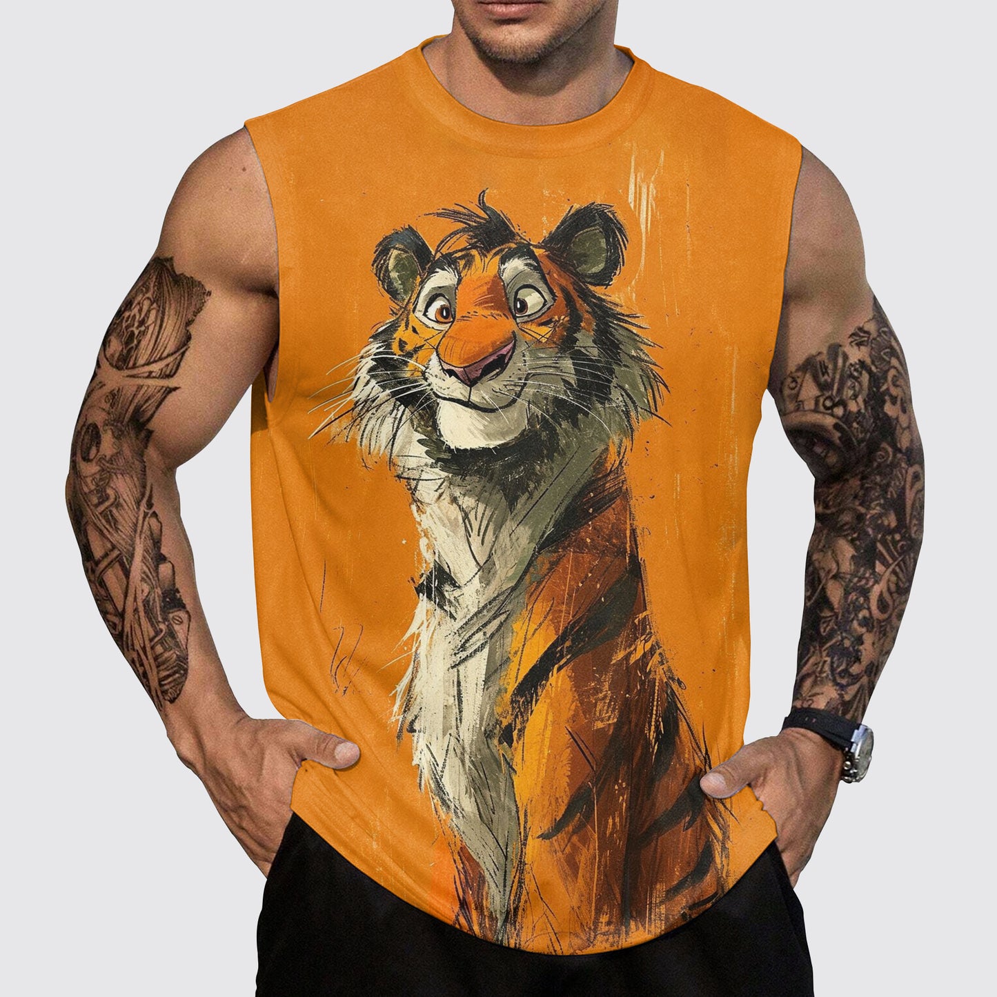 Savage Power Series Round Neck Tank Top- AA06101