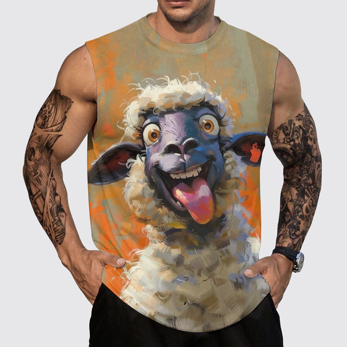 Savage Power Series Round Neck Tank Top- AA06112