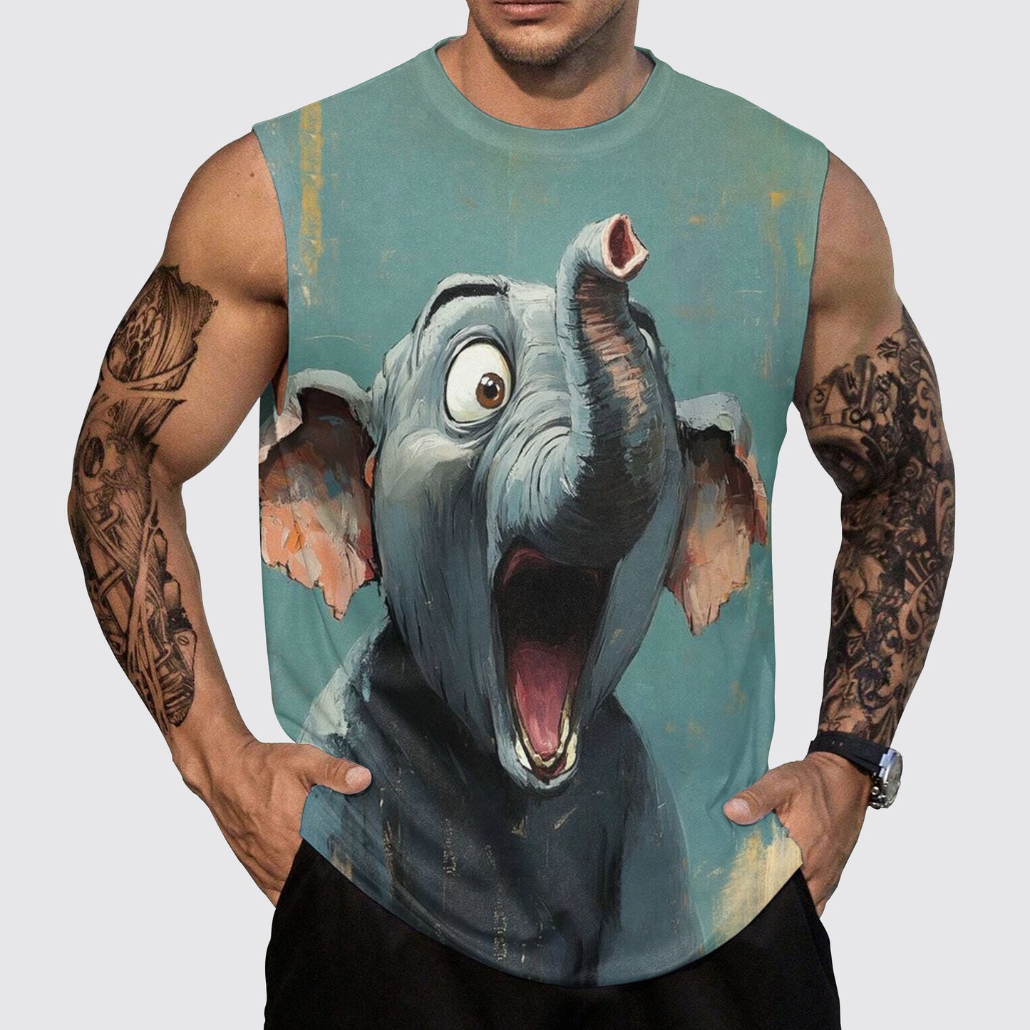 Savage Power Series Round Neck Tank Top- AA06113