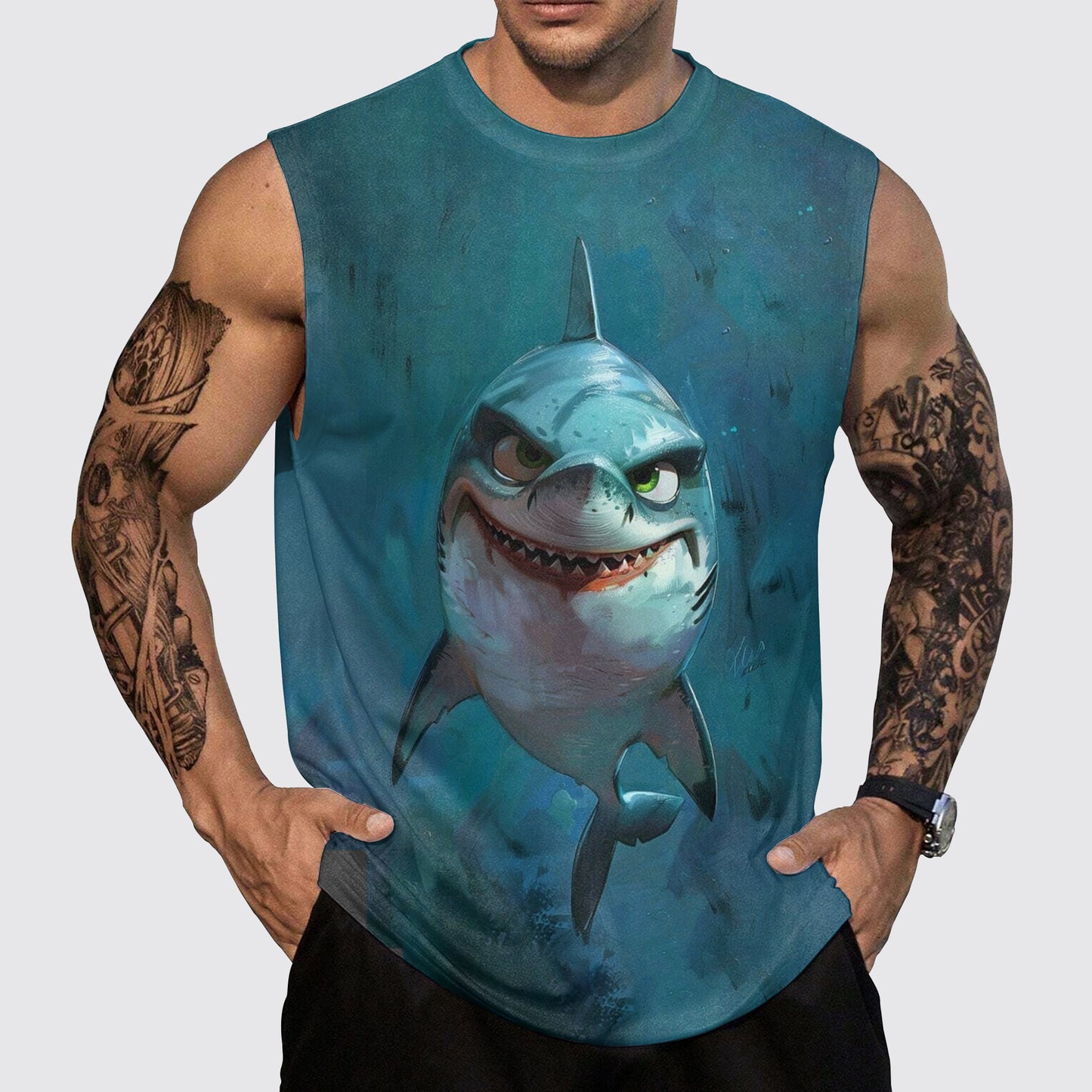 Savage Power Series Round Neck Tank Top- AA06116