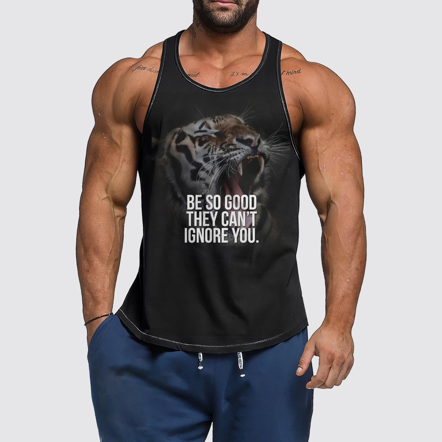 Ultimate Gym Tank Top for Men: Stay Cool and Comfy During Intense Workouts- AA06190