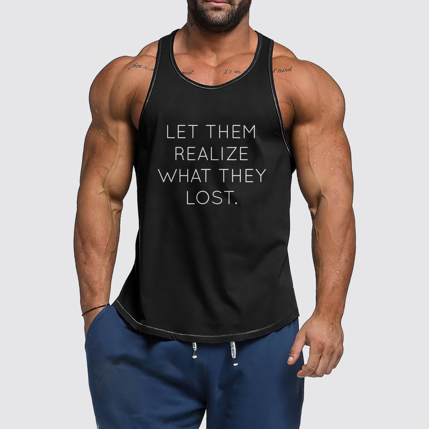 Ultimate Gym Tank Top for Men: Stay Cool and Comfy During Intense Workouts- AA06200