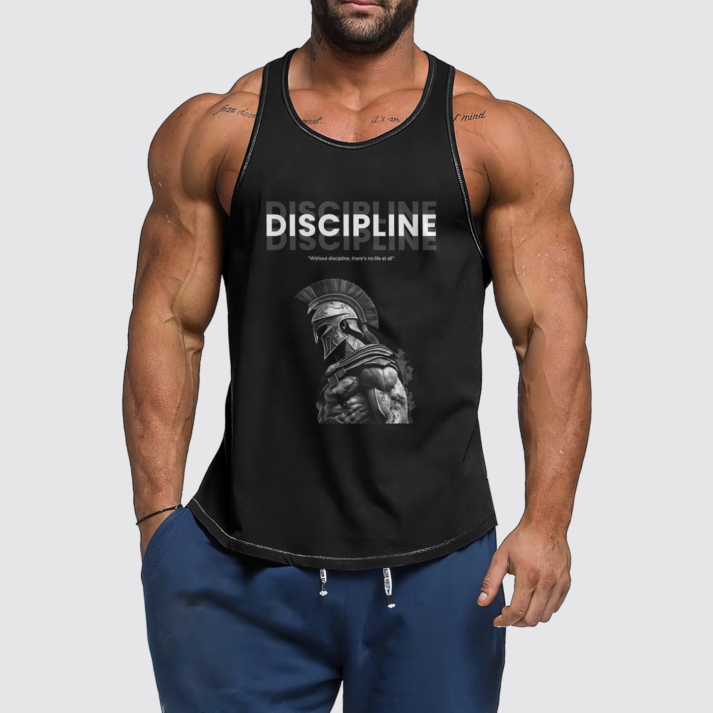 Ultimate Gym Tank Top for Men: Stay Cool and Comfy During Intense Workouts- AA06204