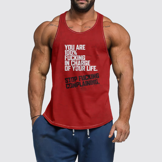 Ultimate Gym Tank Top for Men: Stay Cool and Comfy During Intense Workouts- AA06253
