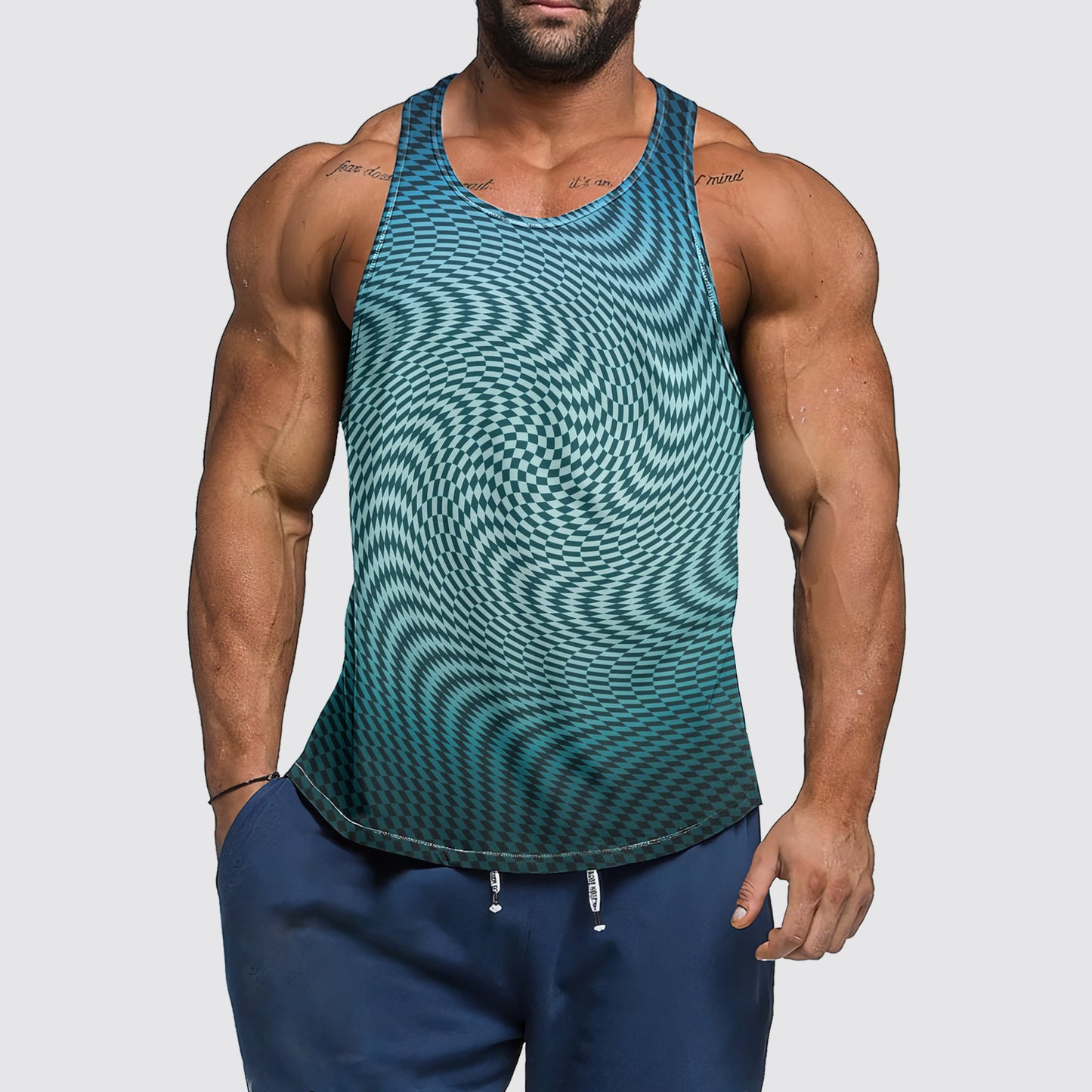Optical Illusion Tank Top- AA06311