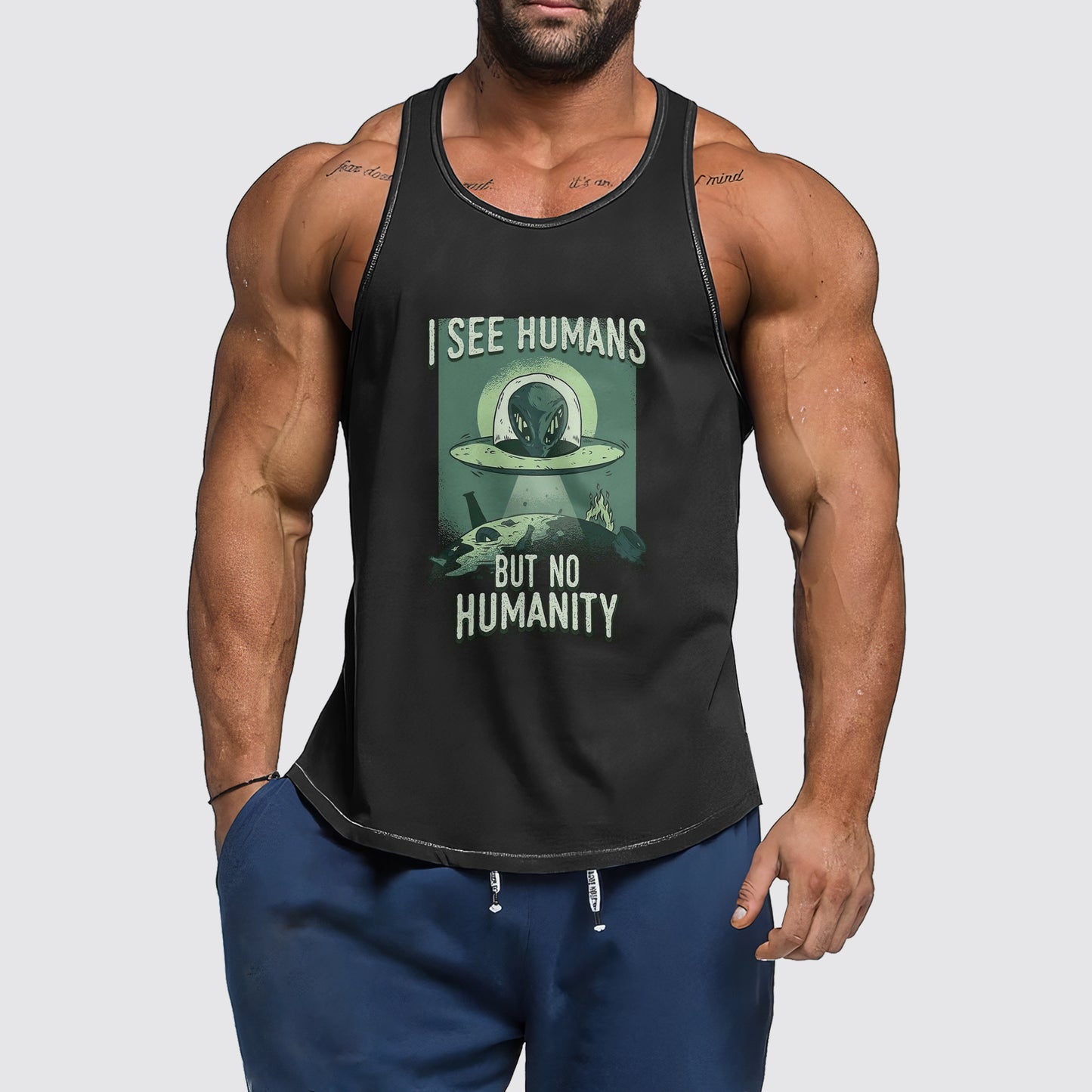 Funny Meme Tank Top- AA06343