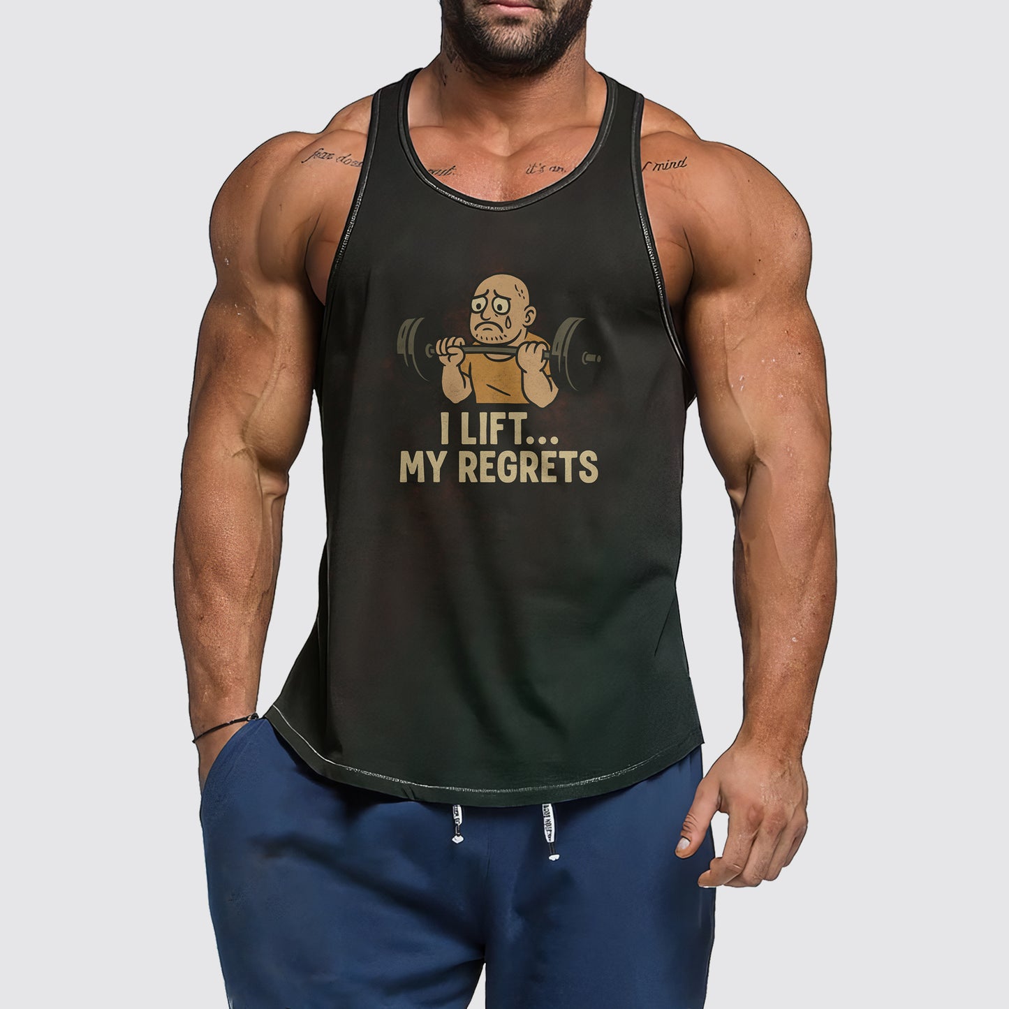 Ultimate Gym Tank Top for Men: Stay Cool and Comfy During Intense Workouts- AA06498