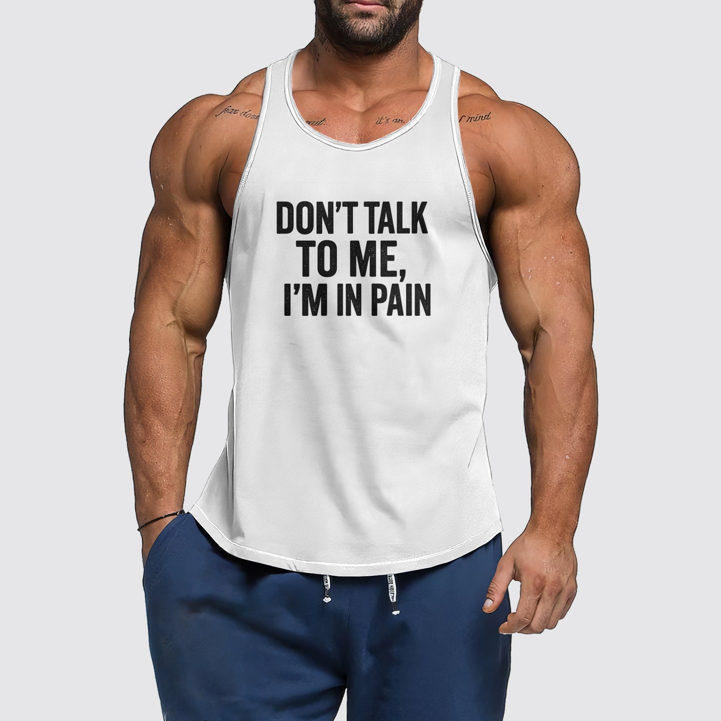 Ultimate Gym Tank Top for Men: Stay Cool and Comfy During Intense Workouts- AA06506