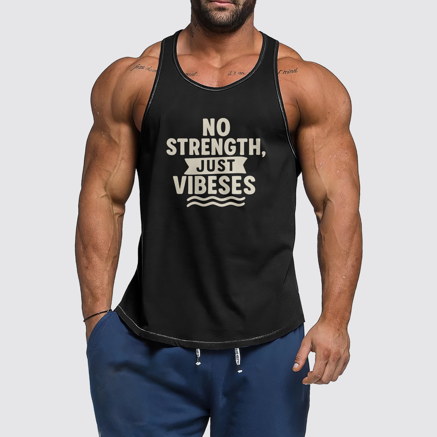 Ultimate Gym Tank Top for Men: Stay Cool and Comfy During Intense Workouts- AA06507