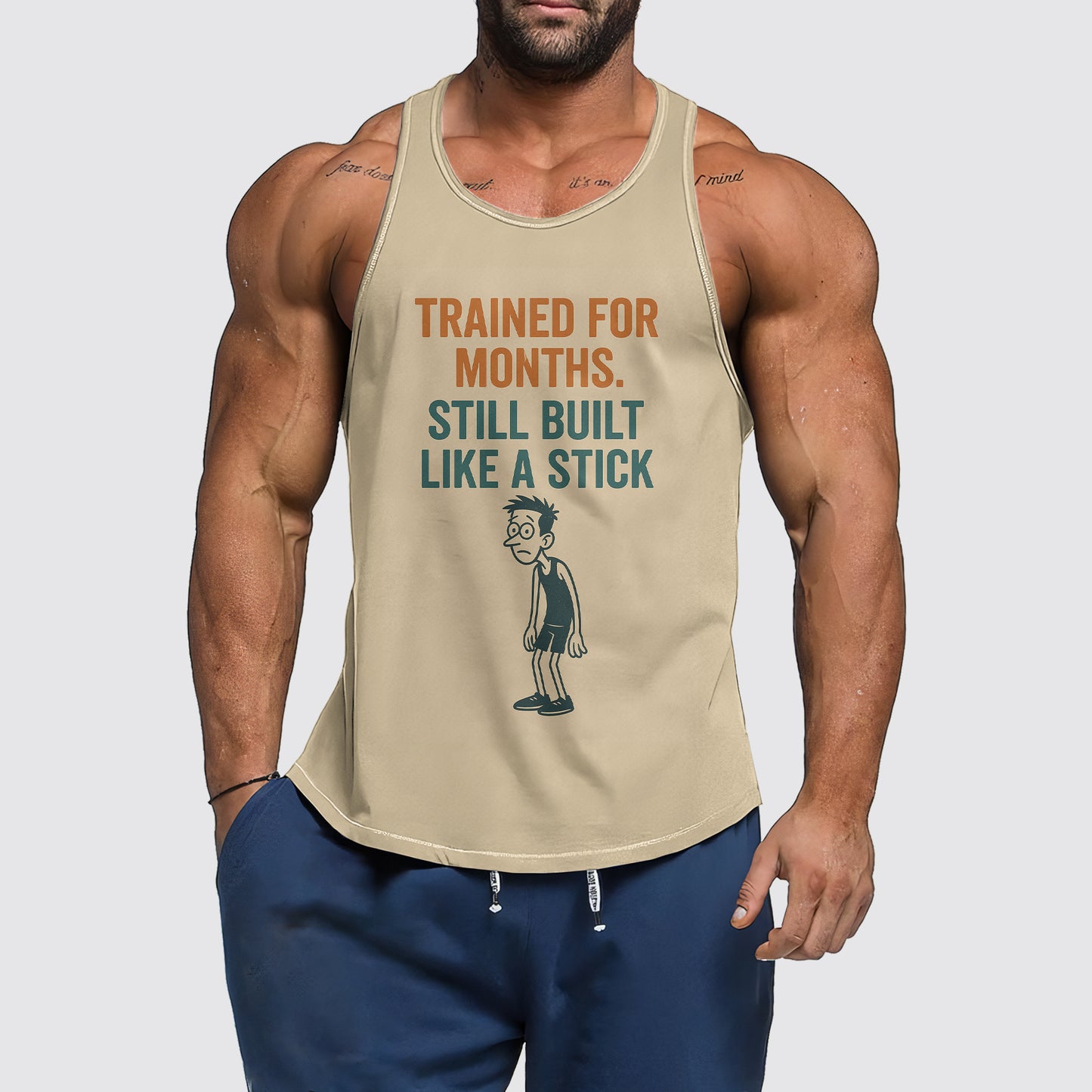 Ultimate Gym Tank Top for Men: Stay Cool and Comfy During Intense Workouts- AA06511