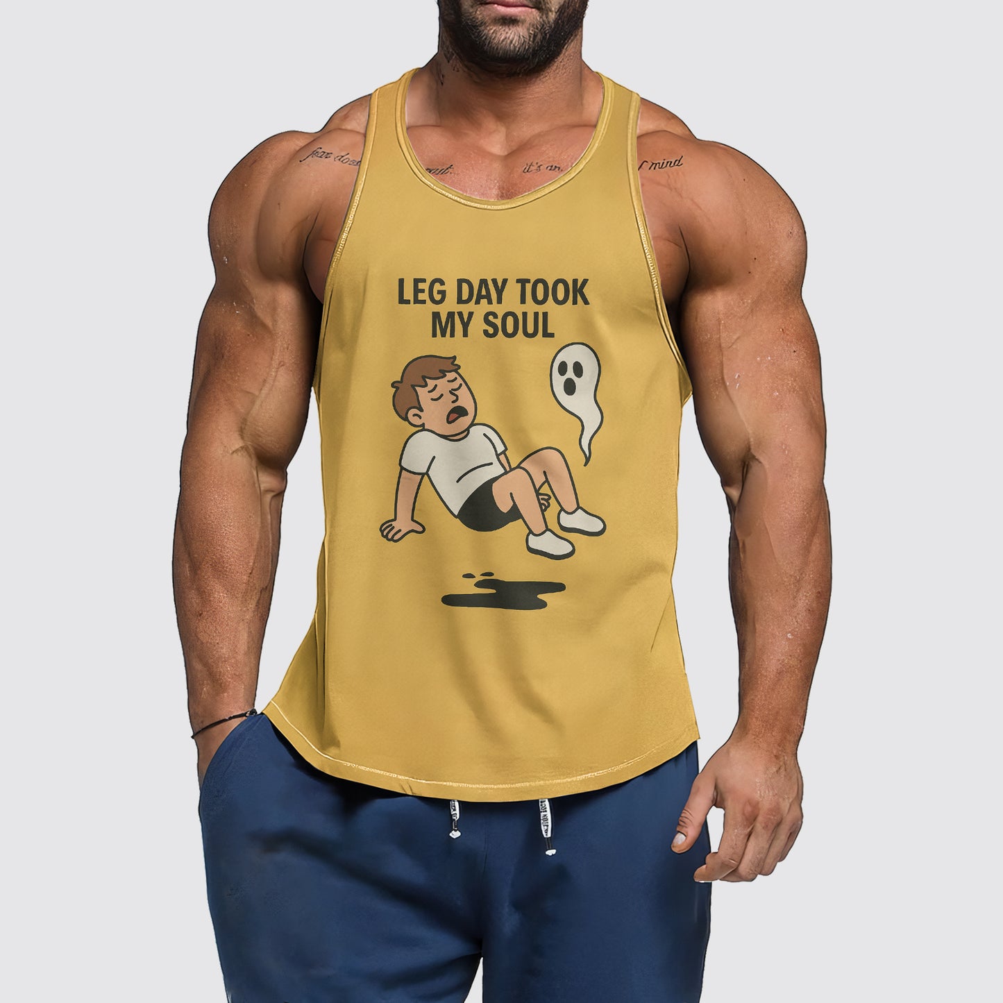 Ultimate Gym Tank Top for Men: Stay Cool and Comfy During Intense Workouts- AA06519