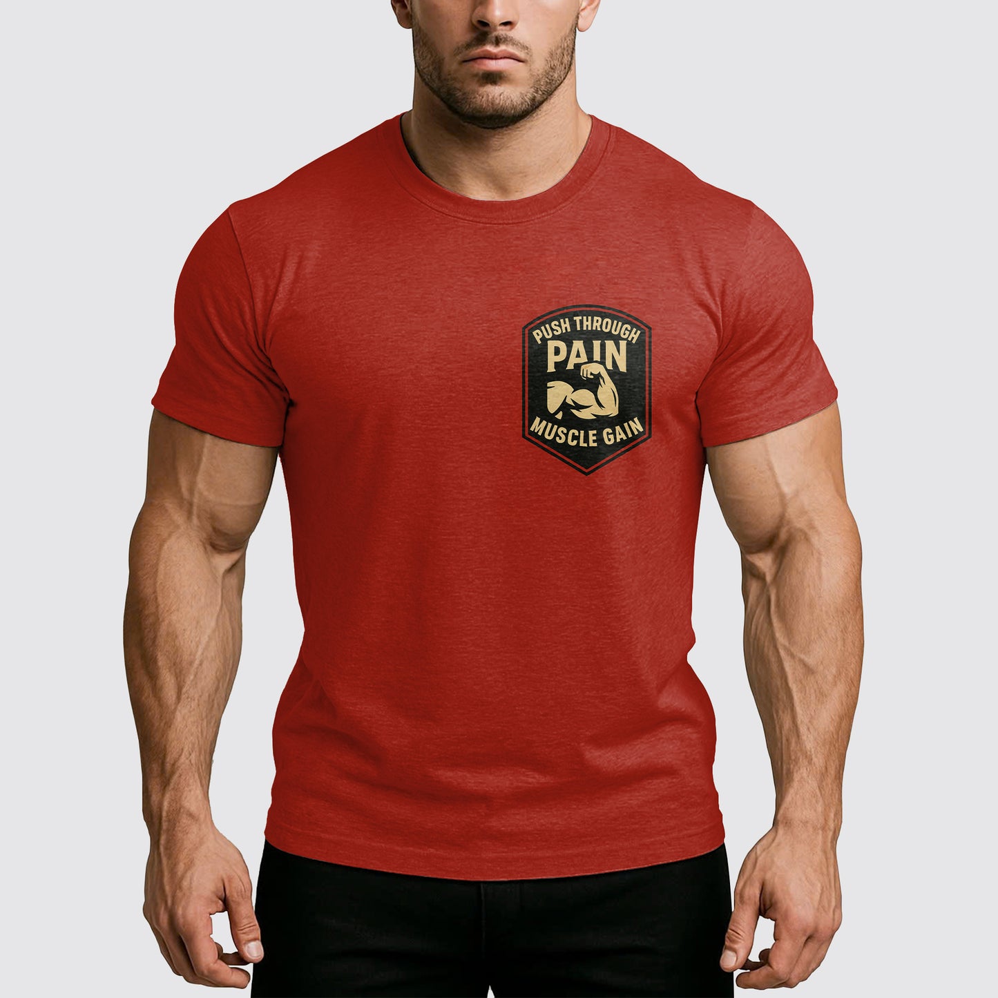 Ultimate Gym T-shirt for Men: Stay Cool and Comfy During Intense Workouts- AA06644