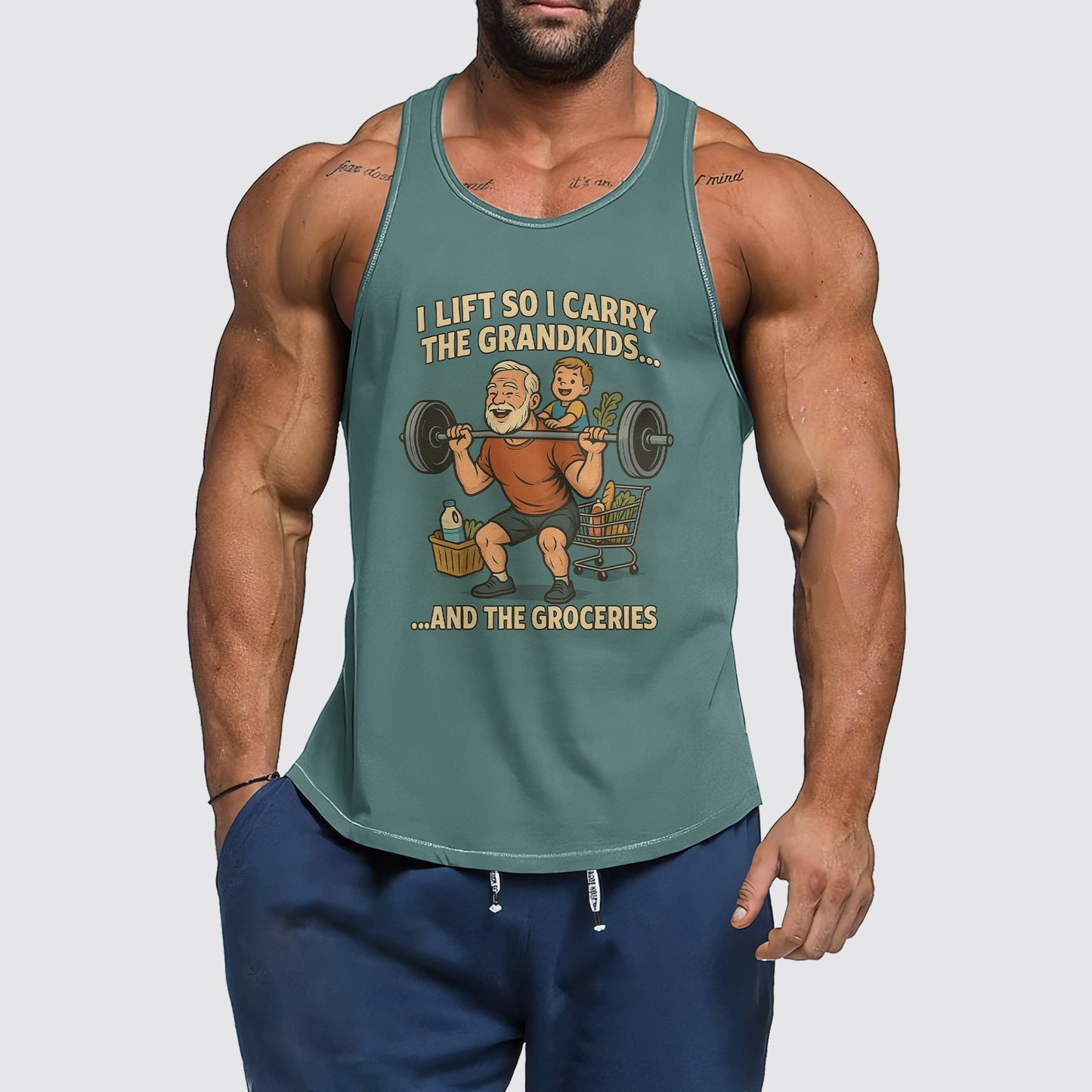 Classic Tank Top for Older Men- AA06666