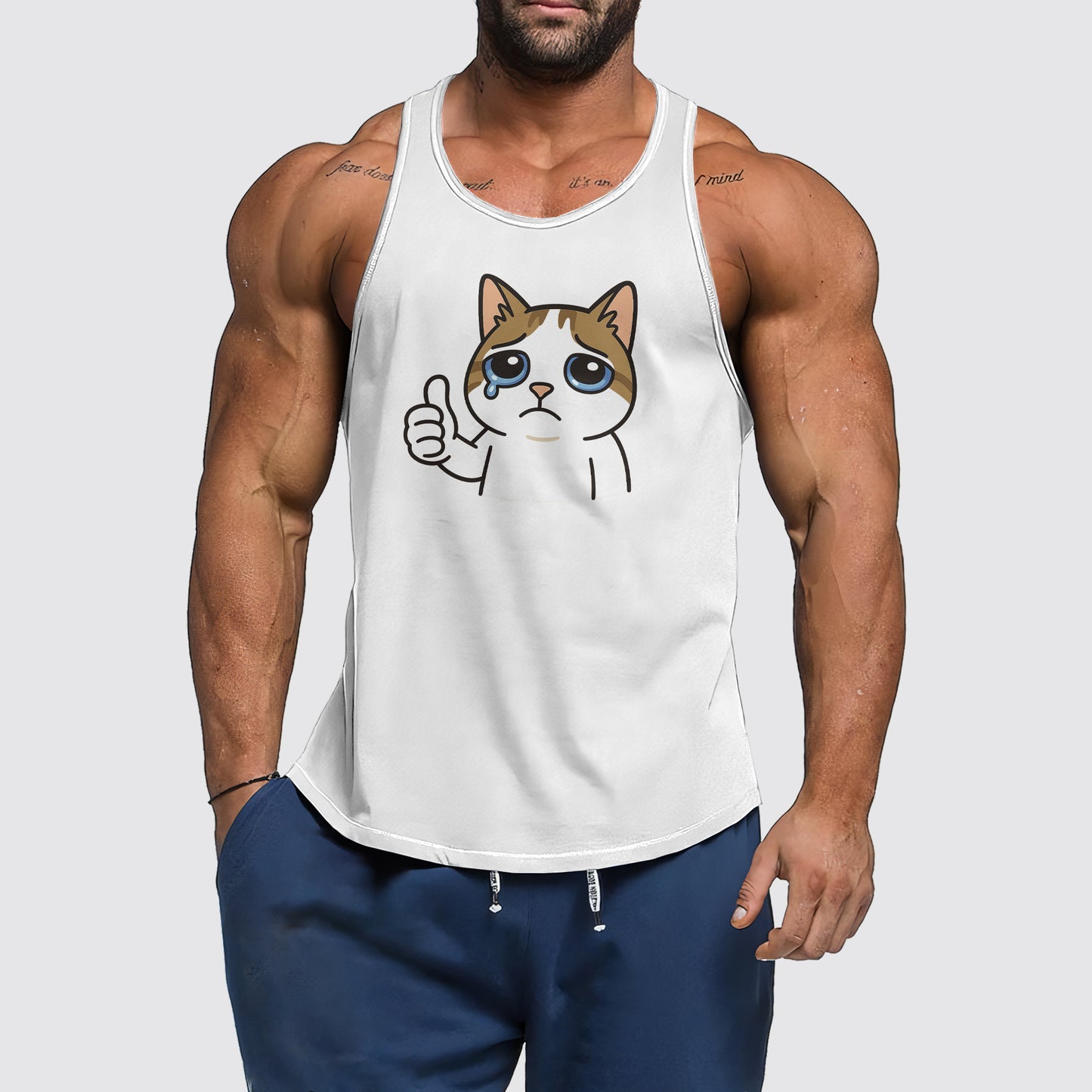 Funny Meme Tank Top- AA06728