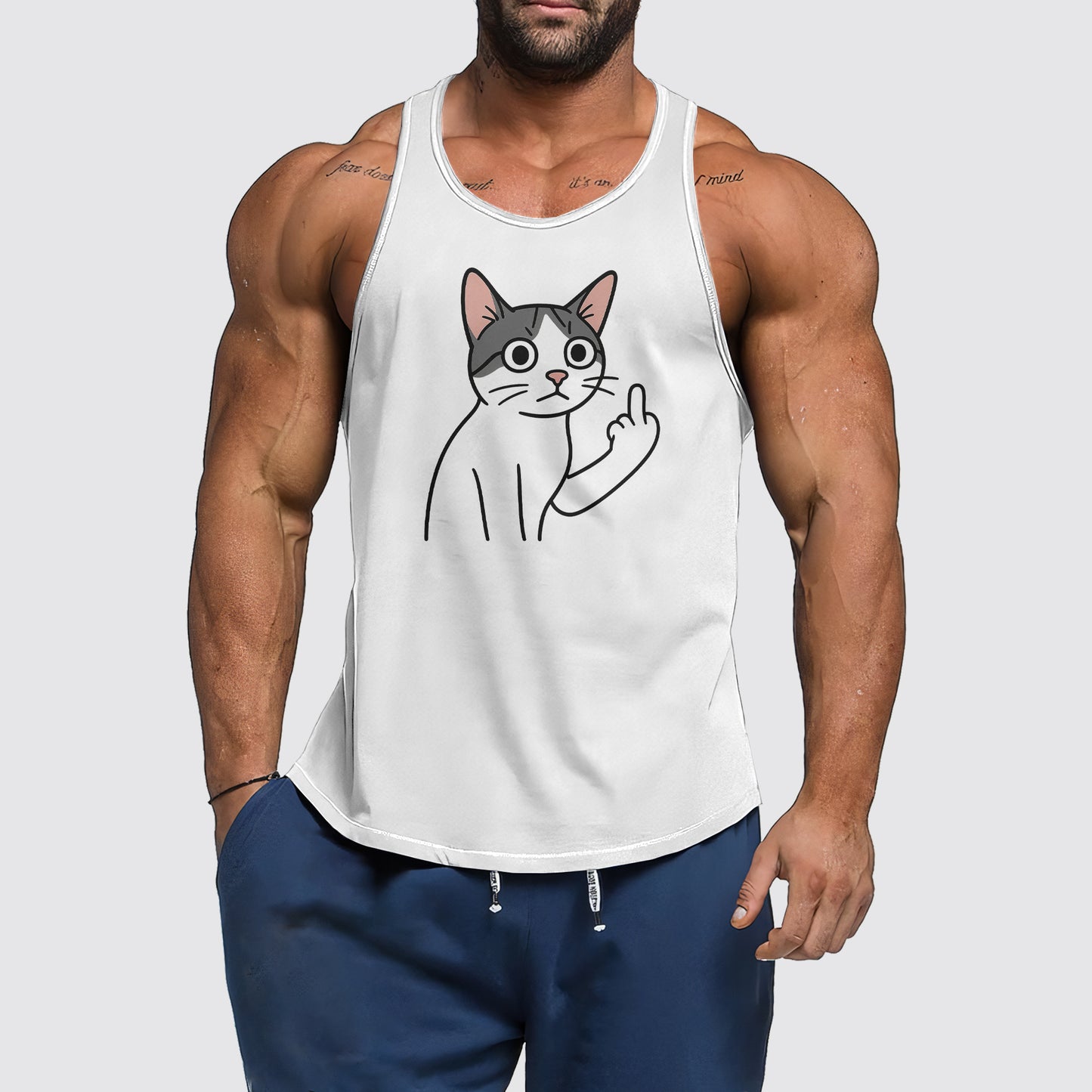 Funny Meme Tank Top- AA06730