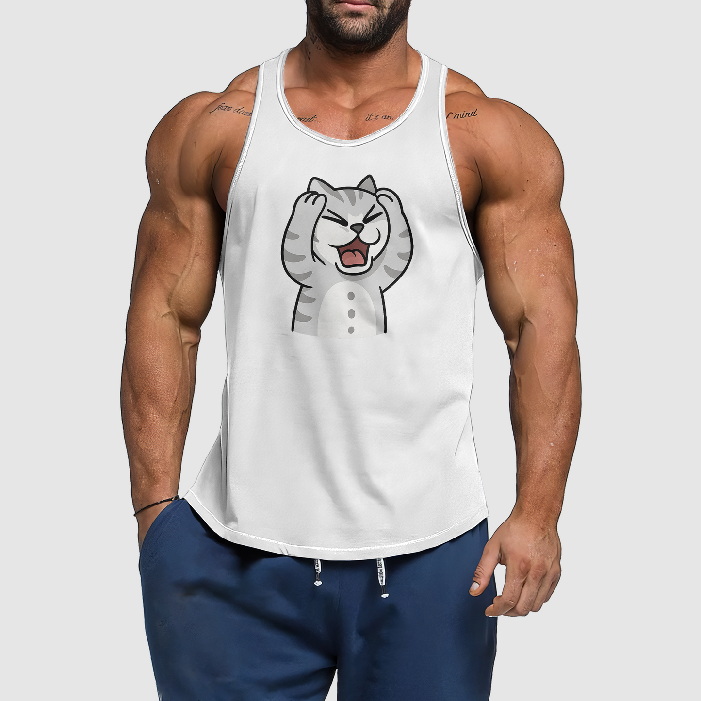 Funny Meme Tank Top- AA06731