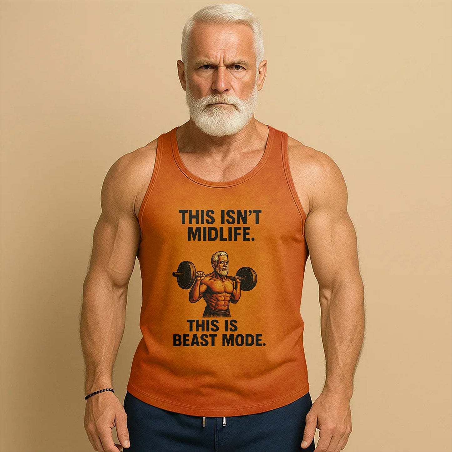 Classic Tank Top for Older Men- AA06834