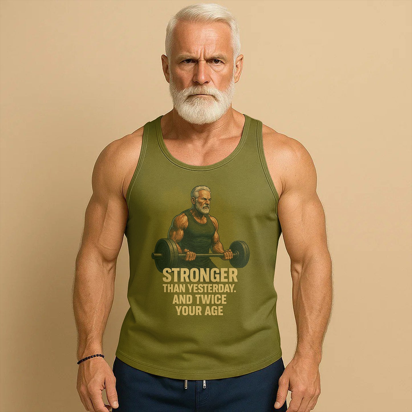 Classic Tank Top for Older Men- AA06835