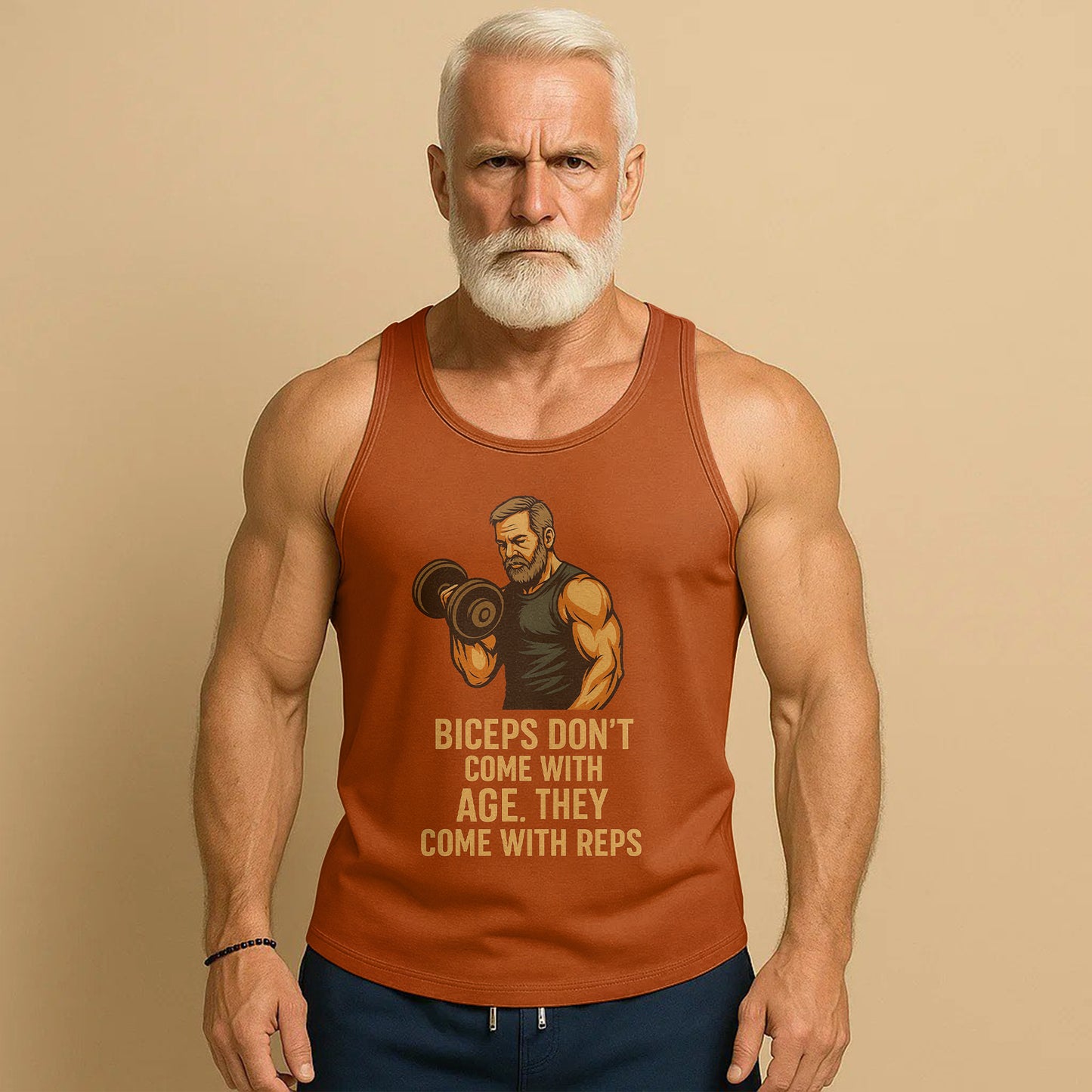 Classic Tank Top for Older Men- AA06842