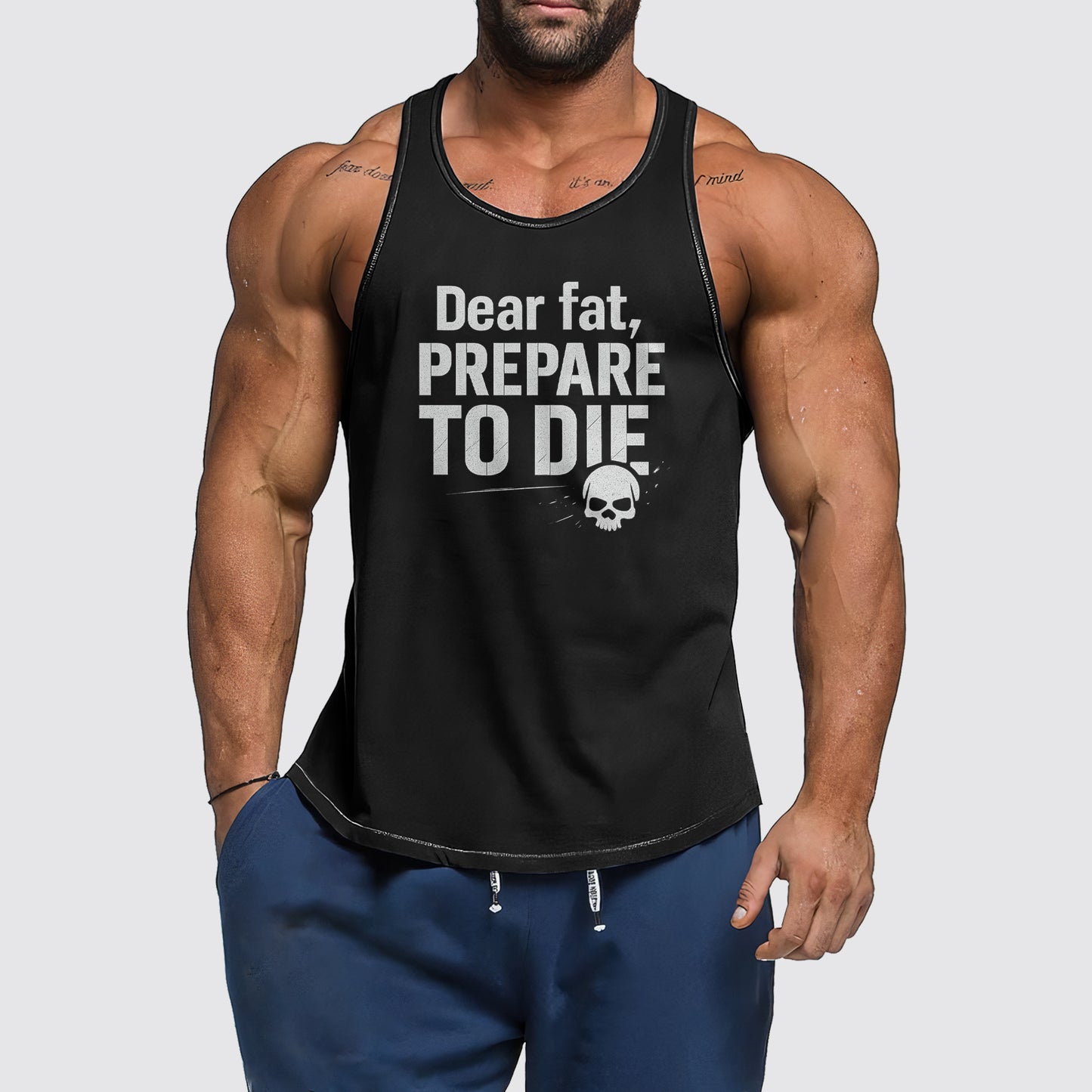 Ultimate Gym Tank Top for Men: Stay Cool and Comfy During Intense Workouts- AA06854