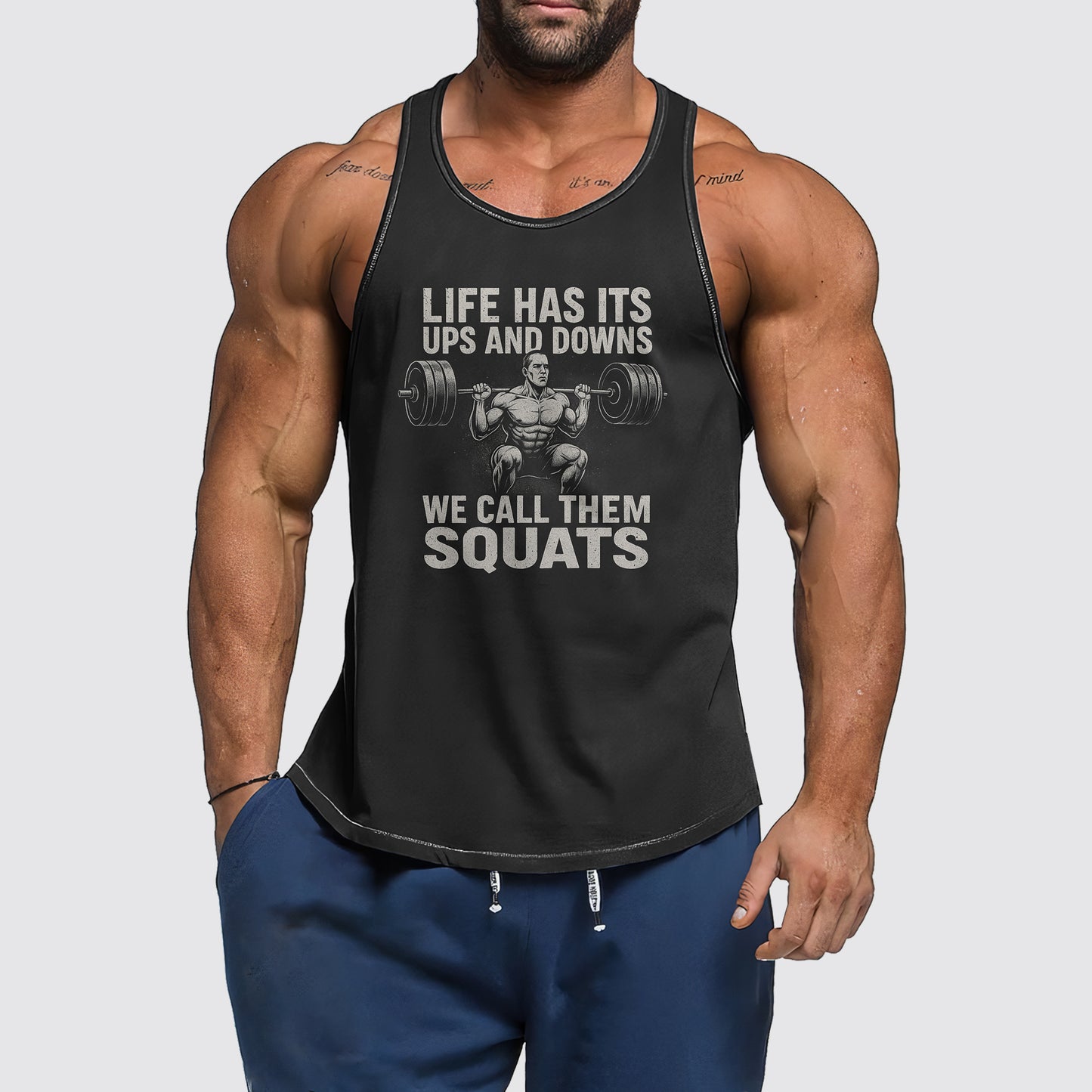 Ultimate Gym Tank Top for Men: Stay Cool and Comfy During Intense Workouts- AA06857