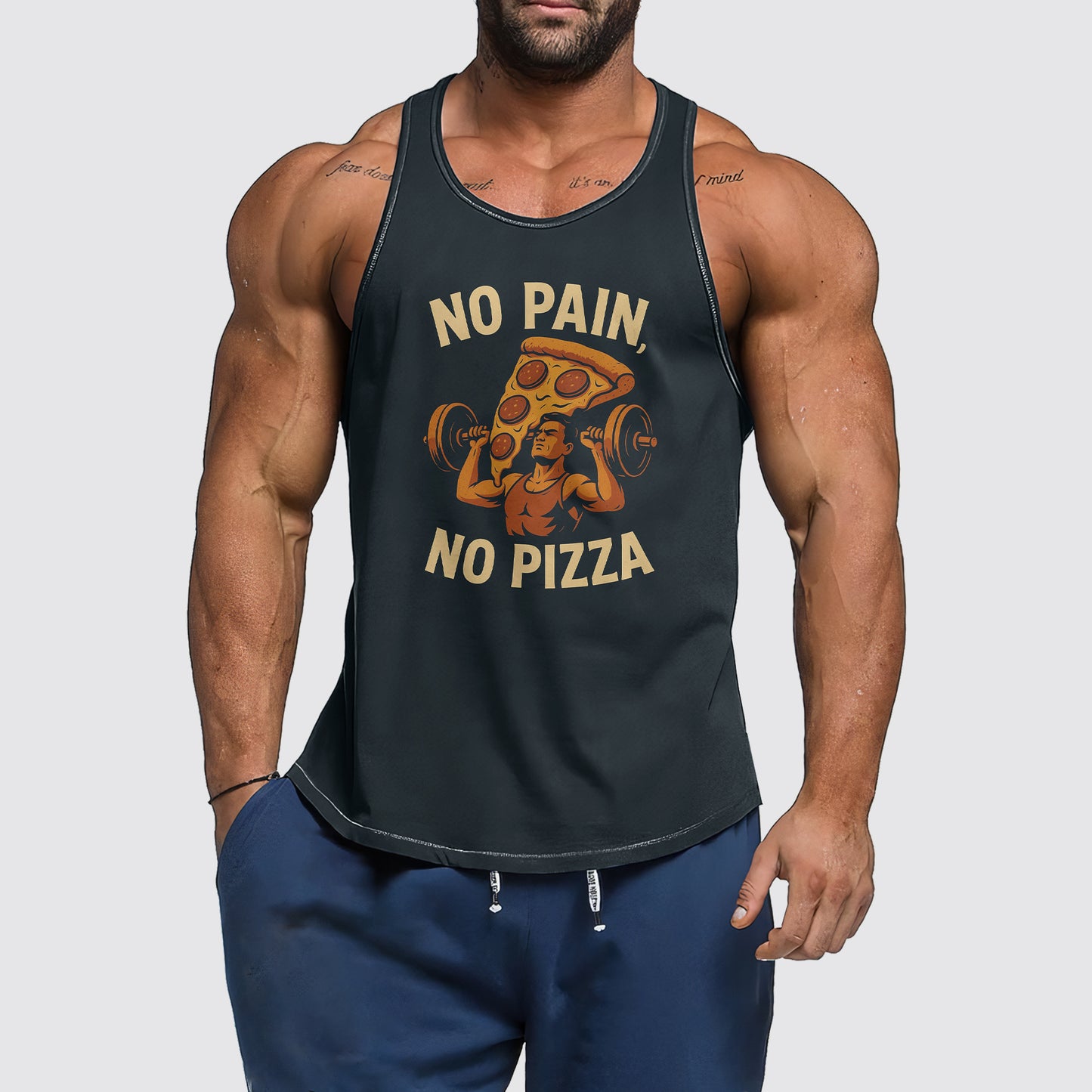 Ultimate Gym Tank Top for Men: Stay Cool and Comfy During Intense Workouts- AA06863