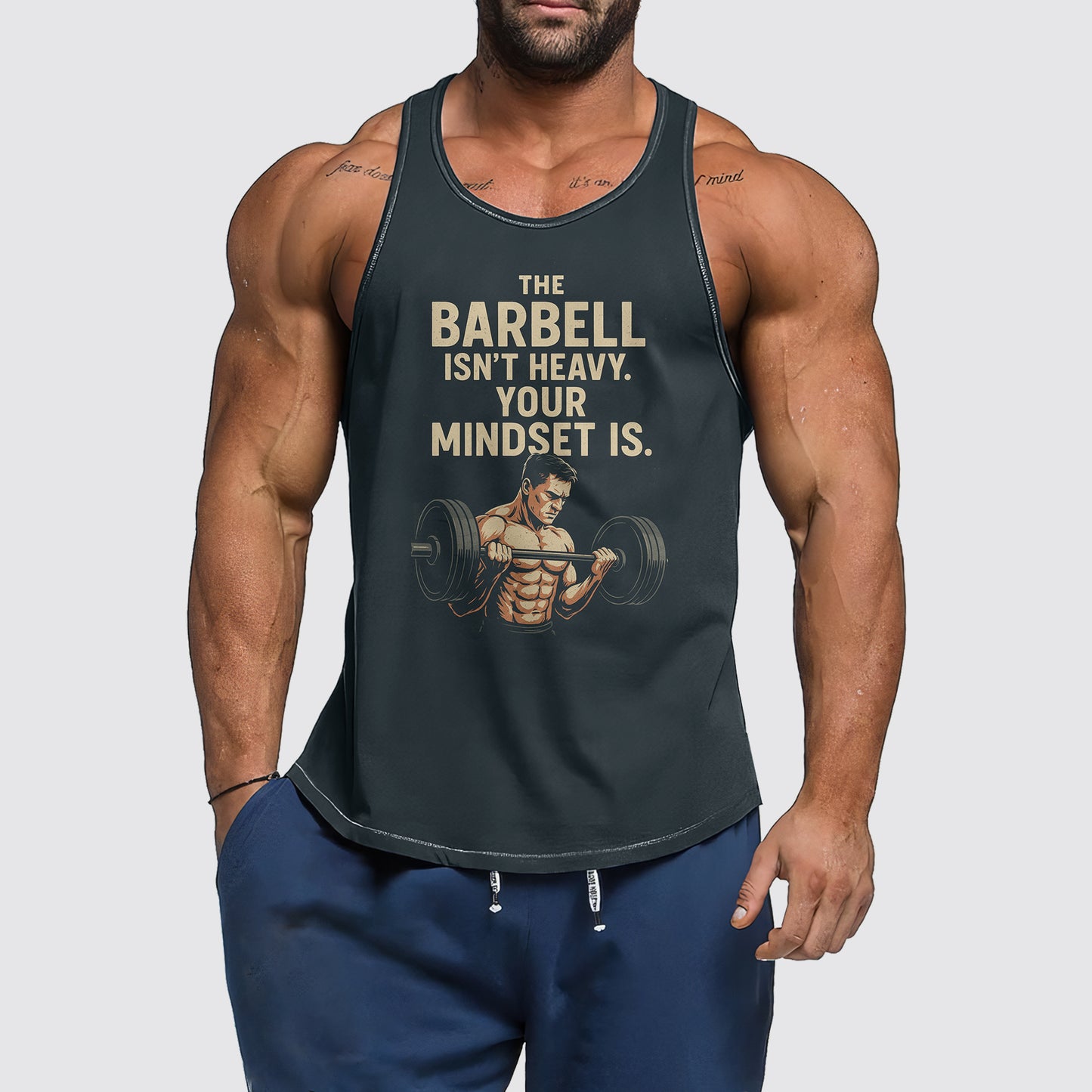 Ultimate Gym Tank Top for Men: Stay Cool and Comfy During Intense Workouts- AA06870