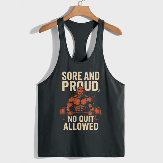 Bodybuilding Racerback Tank Top- AA06880