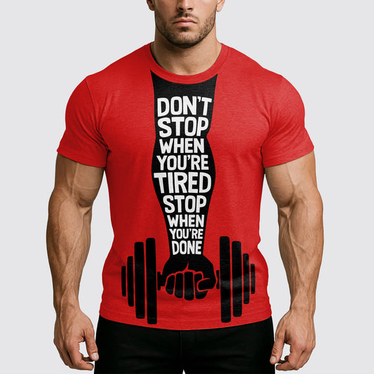 Ultimate Gym T-shirt for Men: Stay Cool and Comfy During Intense Workouts- AA06889