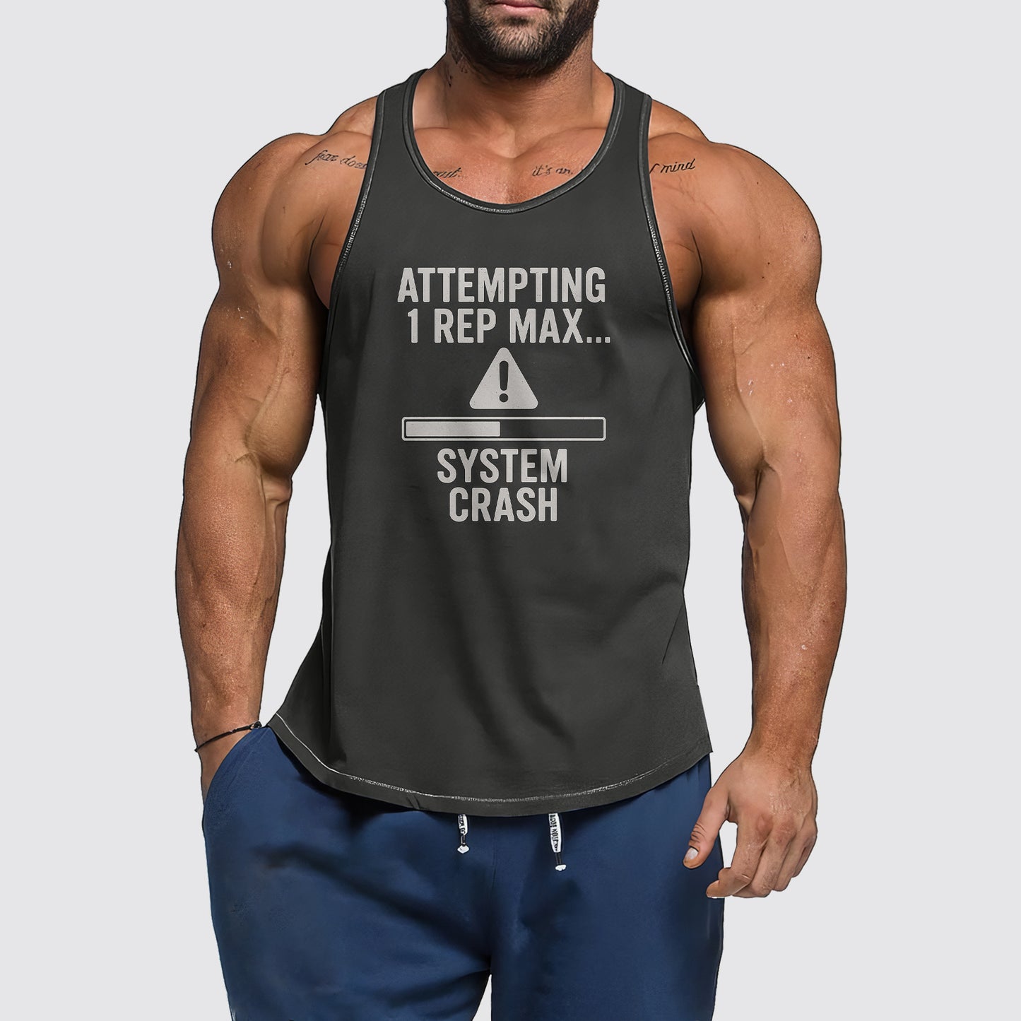 Ultimate Gym Tank Top for Men: Stay Cool and Comfy During Intense Workouts- AA06933