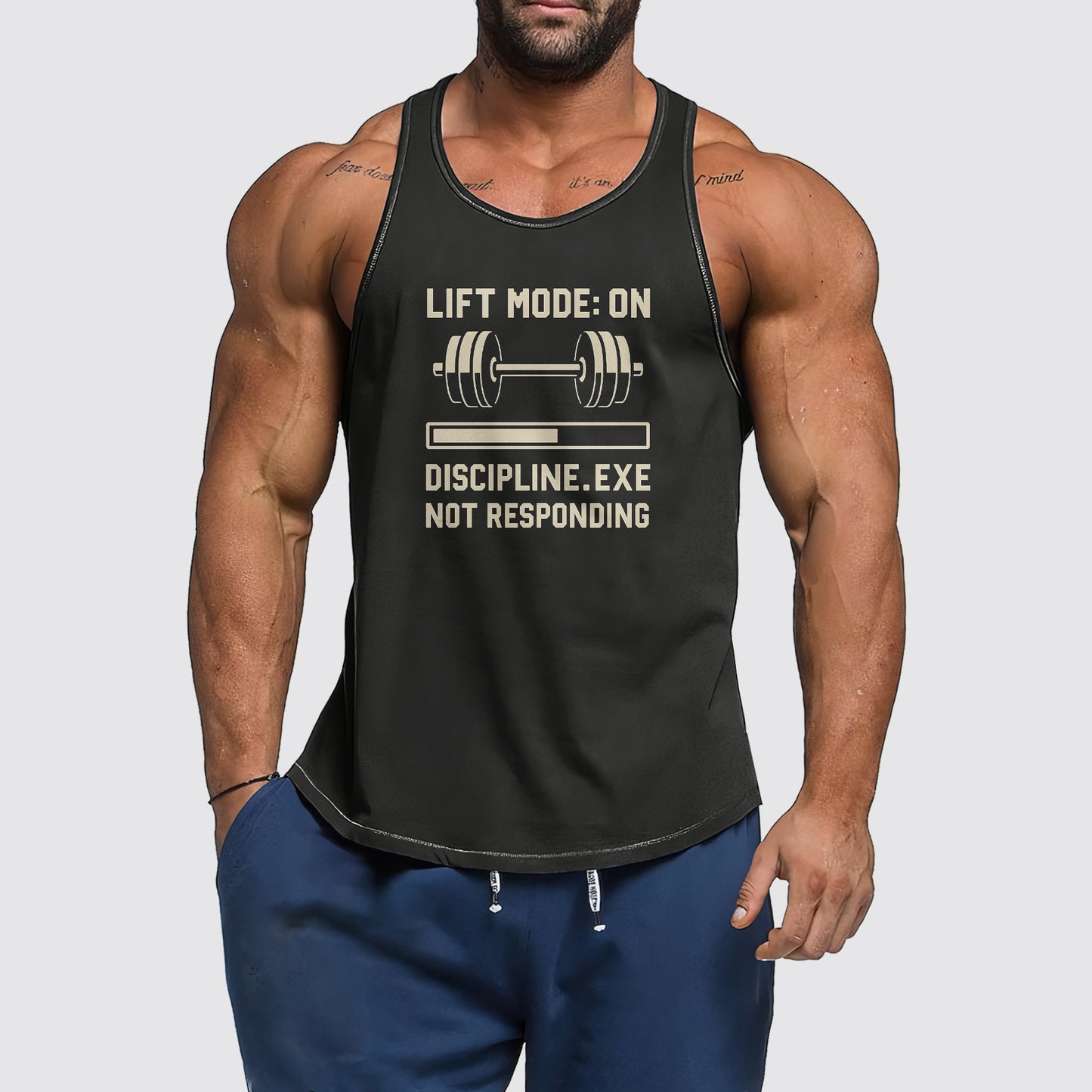 Ultimate Gym Tank Top for Men: Stay Cool and Comfy During Intense Workouts- AA06937