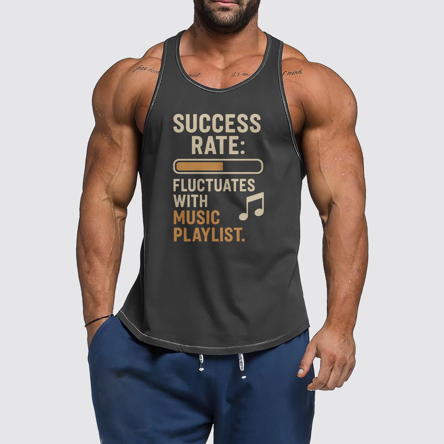 Ultimate Gym Tank Top for Men: Stay Cool and Comfy During Intense Workouts- AA06939