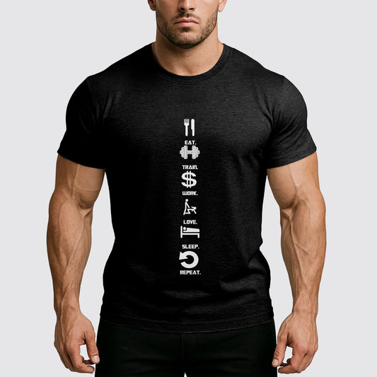 Ultimate Gym T-shirt for Men: Stay Cool and Comfy During Intense Workouts- AA07054