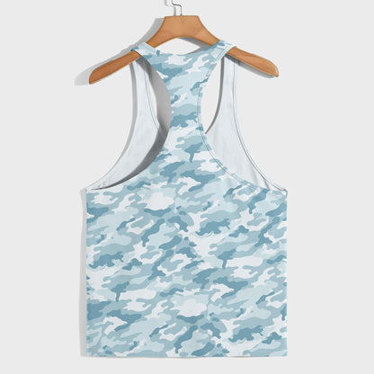 Camo Racerback Tank Top – Tactical Strength for Bodybuilders- AA07068