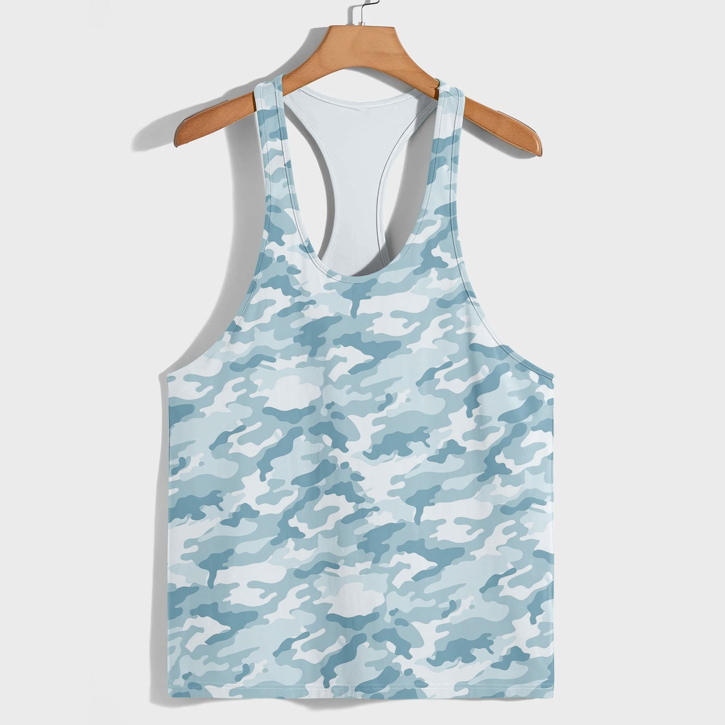 Camo Racerback Tank Top – Tactical Strength for Bodybuilders- AA07068