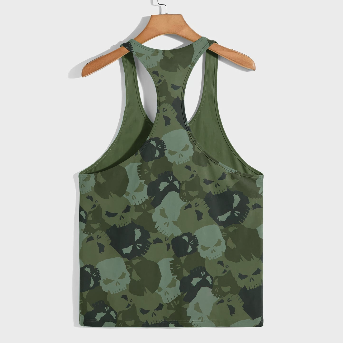 Camo Racerback Tank Top – Tactical Strength for Bodybuilders- AA07087