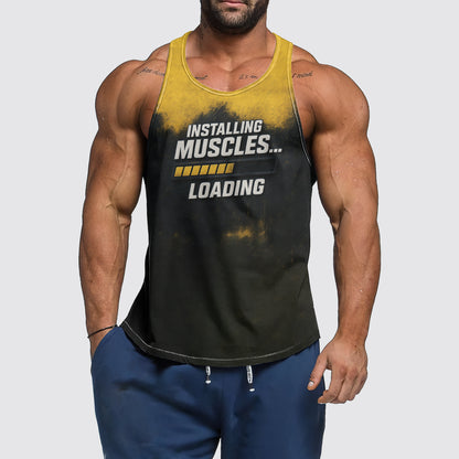 Ultimate Gym Tank Top for Men: Stay Cool and Comfy During Intense Workouts- AA07114