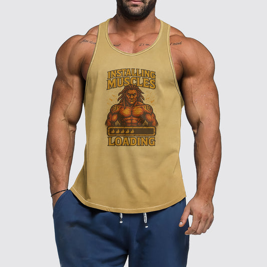Ultimate Gym Tank Top for Men: Stay Cool and Comfy During Intense Workouts- AA07119
