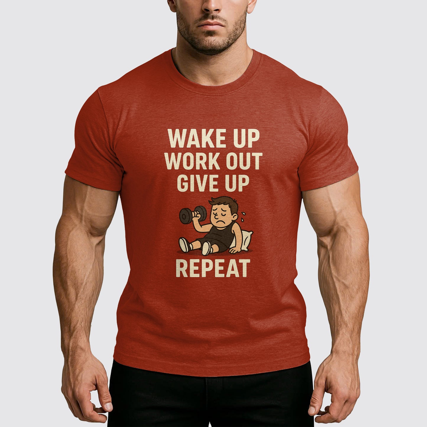 Ultimate Gym T-shirt for Men: Stay Cool and Comfy During Intense Workouts- AA07181
