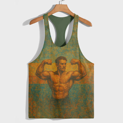 Bodybuilding Racerback Tank Top- AA07219