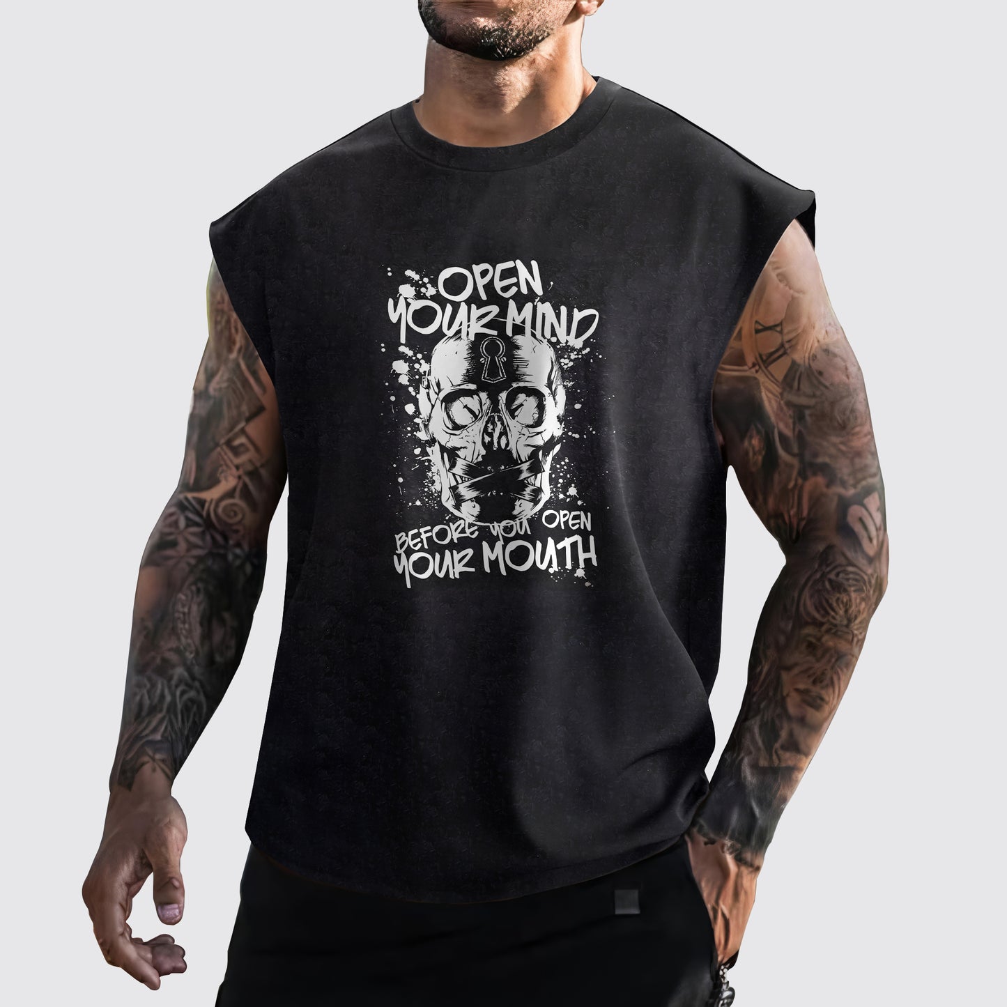 MuscleMax Cut-Off Tank- AA07336