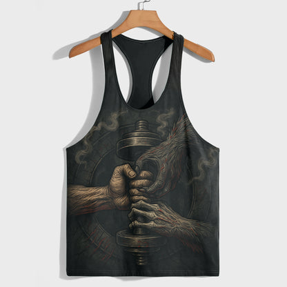 Bodybuilding Racerback Tank Top- AA07396