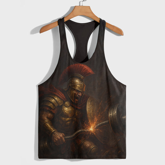 Warrior Spirit 3D Racerback Tank Top- AA07423