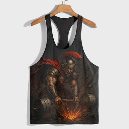 Warrior Spirit 3D Racerback Tank Top- AA07424