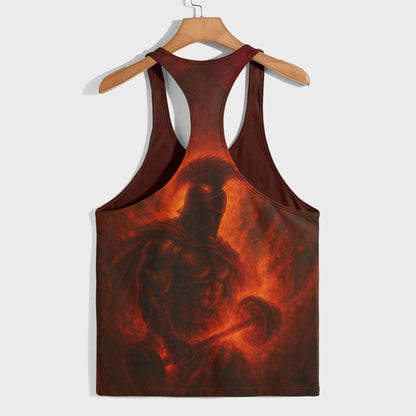 Warrior Spirit 3D Racerback Tank Top- AA07426