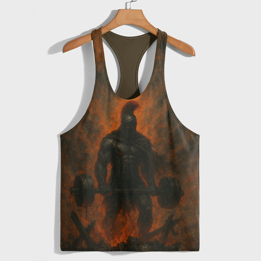 Warrior Spirit 3D Racerback Tank Top- AA07428