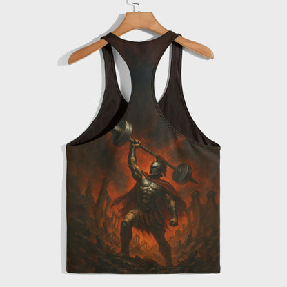 Warrior Spirit 3D Racerback Tank Top- AA07431
