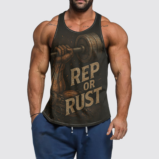 Ultimate Gym Tank Top for Men: Stay Cool and Comfy During Intense Workouts- AA07445